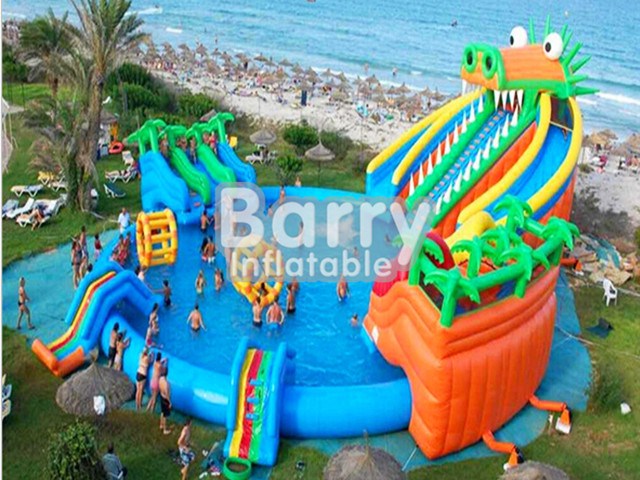  High Quality Commercial Inflatable Dinosaur Park , Monster Park For Kids BY-AWP-057
